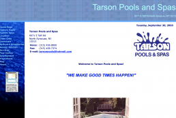 Tarson Pools from 2001